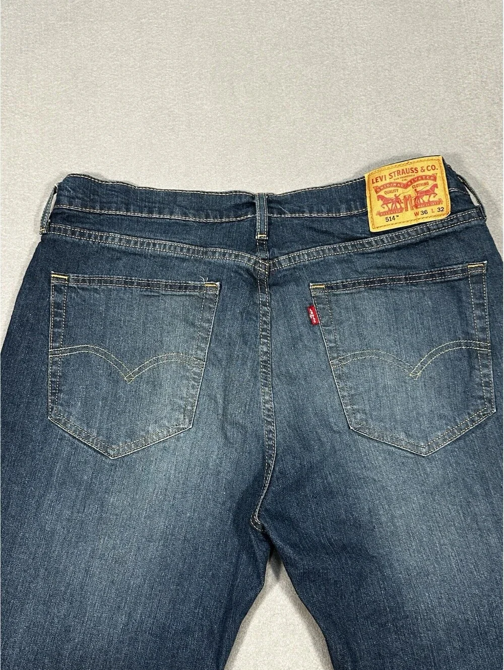 Levi’s 514 Men’s Jeans Blue Denim W34 L30.5 Straight Fit